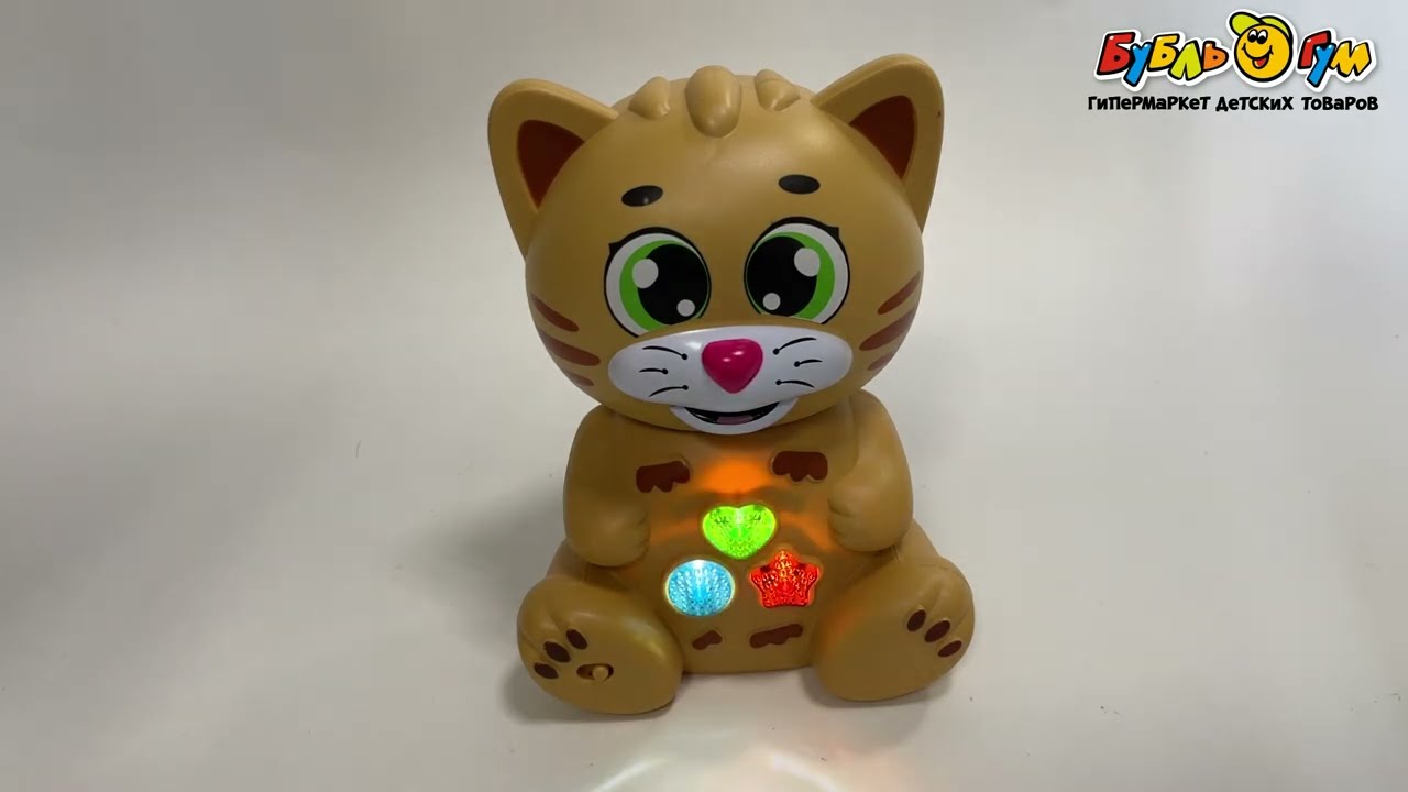 Игрушка обучающая Кот-сказочник Сказки Пушкина - видео