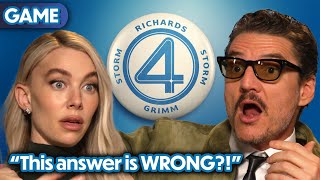 THANOS is a SuperHERO?! - Pedro Pascal & Vanessa Kirby in Fantastic 4 - Family Feud