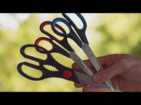 How to sharpen any scissors with a needle in 3 seconds!!! Everyone can