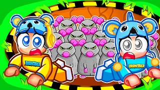 Tente Sobreviver no BURACO Cheio de RATOS do Roblox - Brancoala Games