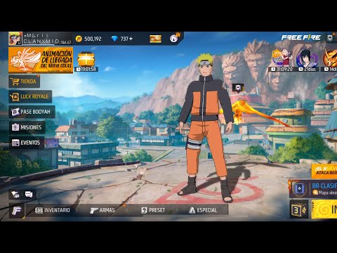 REGRESE A FREE FIRE DEPUES DE UN AÑO SIN JUGAR PARA SACAR A NARUTO *Quede en la quiebra* #freefire 🤣