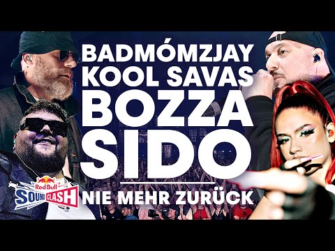 Bozza, badmómzjay feat. Kool Savas & Sido - Nie mehr zurück | Red Bull Soundclash 2022 (Musikvideo)