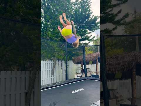 Trampoline trick Tuesday!🌴