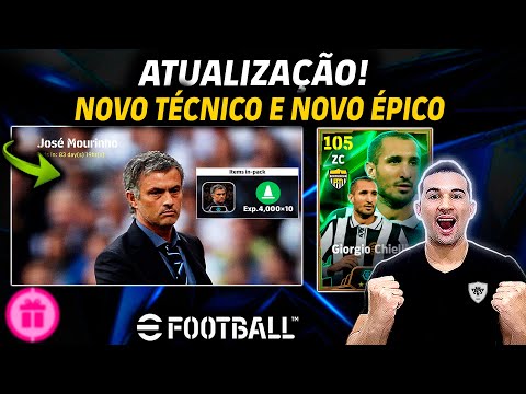 ATUALIZAÇÃO! NOVO PACOTE DE TÉCNICO E ÉPICO INÉDITO NO EFOOTBALL 2025 MOBILE