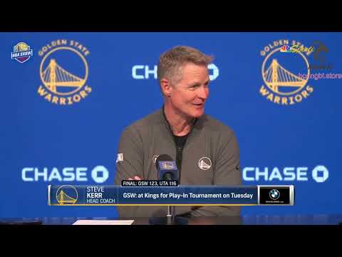 Steve Kerr Postgame Interview | Golden State Warriors beat Utah Jazz 123-116