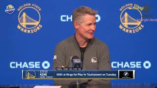 Steve Kerr Postgame Interview | Golden State Warriors beat Utah Jazz 123-116