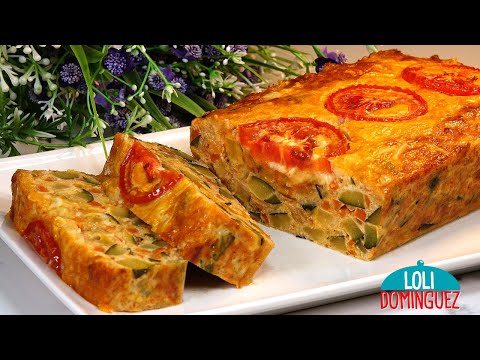 PASTEL DE VERDURAS. Delicioso y muy nutritivo, queda con un sabor exquisito y una textura jugosa