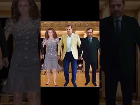 بشار الاسد يحتفل خارج سوريا دبكة لأول مرة 2025