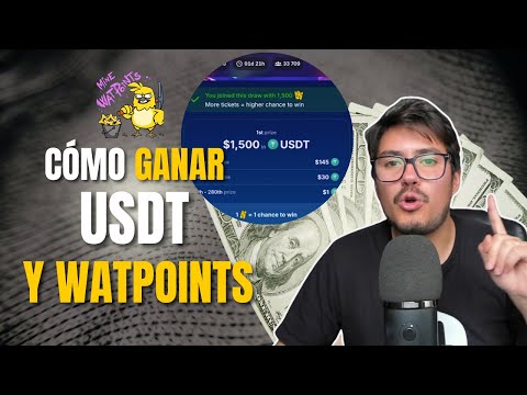 💣Cómo ganar USDT Y WATPOINTS jugando en Telegram 2024