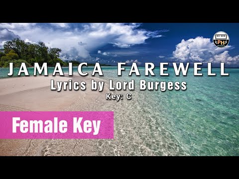 Jamaica Farewell – Karaoke – Female Key (C)