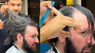 De 44 a 28 AÑOS 😱 Cambio de look asombroso #haircut 