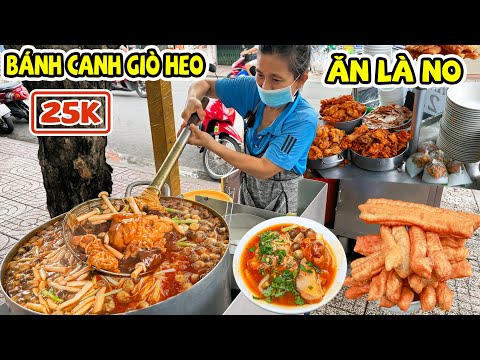 Bao No Bao Rẻ Bánh Canh Giò Heo 25K Ở Vỉa Hè Sài Gòn Với Nồi Nước Lèo Nấm Nhìn Là Thấy Mê Liền