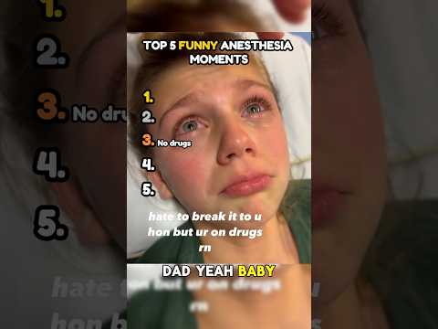 Top 5 Funniest Anesthesia Reactions part 245 🤣 #shorts