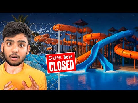 I Spend Overnight In a Water Park | Atlantic Water Park Sirsa