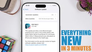 iOS 18.6.1 Released - Everything New in 3 Minutes !
