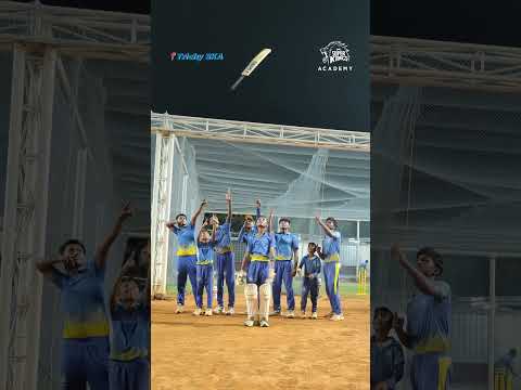One love for us is the game of cricket!🏏Becoz it’s trending!🤩#SuperKingsAcademy #TrainLikeASuperKing
