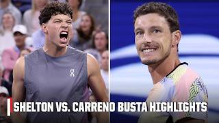 No. 6 Ben Shelton vs. Pablo Carreno Busta | Round 2 Highlights | 2025 US Open