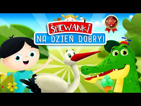 🐊Śpiewanki na Dzień Dobry! Bajki dla dzieci 🎁Bonus🎁 - Bocian Pająk🕷️ Pies🐶 Krokodyl🐊 i odc 24