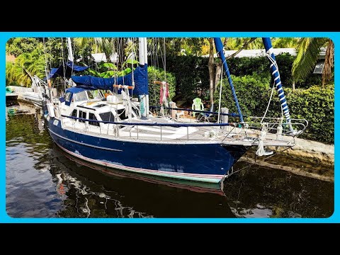 THE BEST 40' Sailboat I've EVER Seen [4K Tour] Learning the Lines