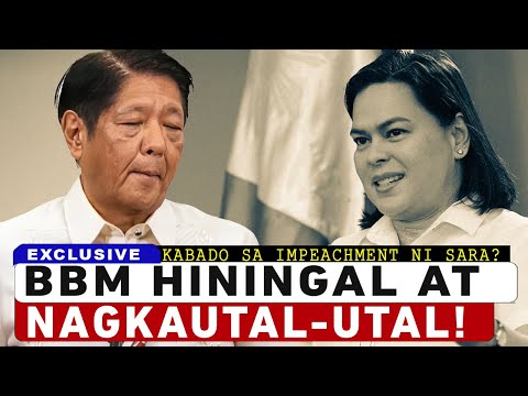 BBM Hiningal at Nagka-Utal utal Na Humarap sa Media After Ma-Impeach ni VP Sara Duterte