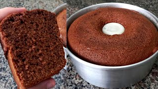 BOLO DE CHOCOLATE DE LIQUIDIFICADOR - FÁCIL, RÁPIDO E FOFINHO 