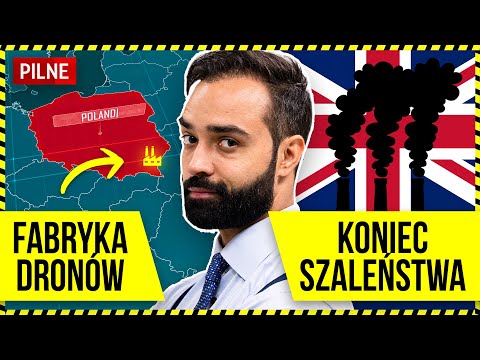 TU BĘDZIEMY PRODUKOWAĆ DRONY Z UKRAIŃCAMI, WIELKA BRYTANIA ODCHODZI OD ZIELONEGO ŁADU, LOT W KOSMOS