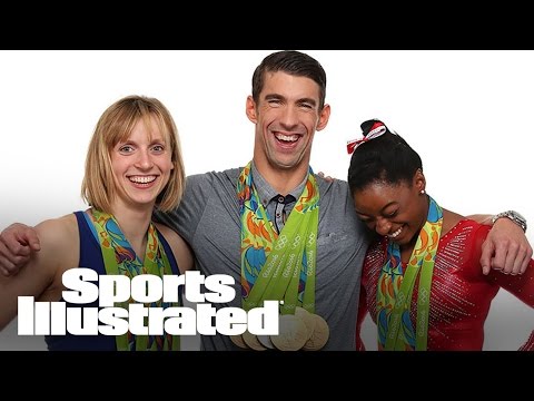 New Olympic Legends Katie Ledecky, Michael Phelps, And Simone Biles ...