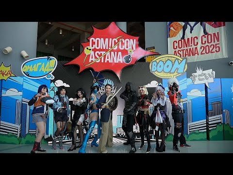 YouTube video thumbnail: Crazy for Comics: Home to Central Asia’s Biggest Comic Con, Kazakhstan Nurtures Home-Grown Talent
