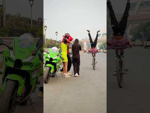 Wait for Cycle Stunt 🔥 #zx10r #cycle #shorts