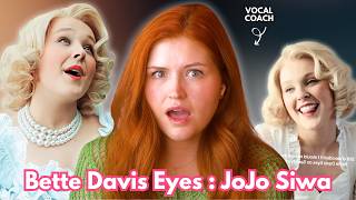 JOJO SIWA "Bette Davis Eyes" | Vocal Coach Reacts