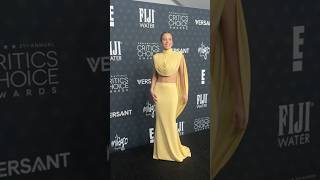 Chase Infiniti Glows on the Red Carpet at Critics Choice Awards #hollywoodbuzz