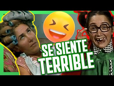El Profesor Jirafales cuida de Doña Florinda