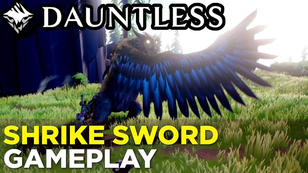 DAUNTLESS Shrike Sword Gameplay: Hunting the Shrike