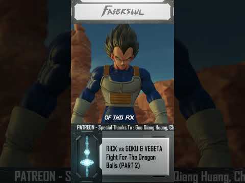 Rick VS Vegeta & Goku (PART 2) In Dragon Ball Rick and Morty #dragonballz #dragonballsuper