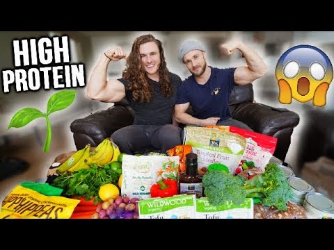 VEGAN GROCERY HAUL FOR MUSCLE (ft. SimnettNutrition)