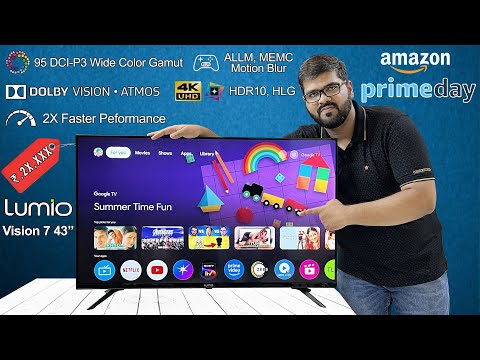 Lumio Vision 7 QLED TV Review | Lumio 43 Inch TV | 4K HDR10, Dolby Vision, Dolby Atmos 🔥