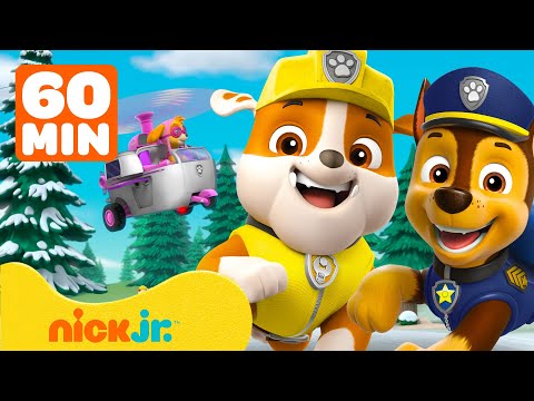 Paw Patrol | ¡Rescates Árticos de Rubble y PAW Patrol! Con Chase y Zuma | 60 Minutos | Nick Jr.