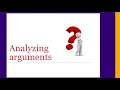 Analyzing Arguments in Academic Writing