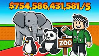 HAYVANAT BAHÇESİ AÇTIM! - Roblox Build A Zoo