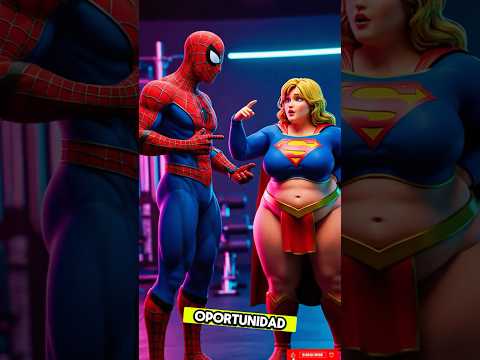 Chicas GORDAS intentan casarse con SPIDERMAN! 🏋️‍♂️ Pero ESTO PASÓ #shorts #spiderman