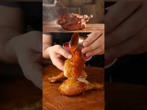 Steve's Lava Chicken from Minecraft🐓! #minecraft #jackblack #steve #lavachicken