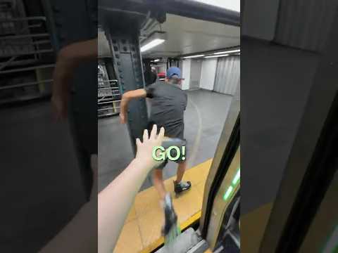 Can He Out-Skate The Subway?
