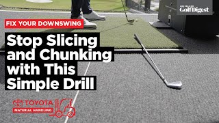 Fix Your Downswing | Stop Slicing and Chunking with This Simple Drill