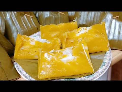 ขนมฟักทองสูตรทำขายกำไรดี แป้งเหนียวนุ่มข้ามวัน หอมมันหวานกำลังดี วิธีห่อง่ายๆสวยๆ