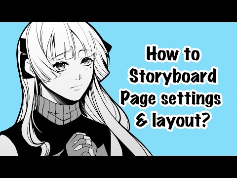 How to MANGA Storyboard and page settings [CLIP STUDIO]