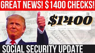 YES! $1400 CHECKS FOR SOCIAL SECURITY RECIPIENTS ONLY! SSA SSI SSDI Payments | Social Security Updat