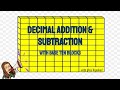 Understanding Decimals with Base Ten Blocks