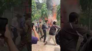 মাইলস্টোন স্কুলে ভয়াবহ বিমান বিধ্বস্ত! | দৃশ্য দেখে শিউরে উঠবেন