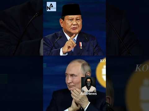 PUTIN SAMPAI TEPUK TANGAN DENGAR JAWABAN PRABOWO SAAT PIDATO. #beritaterkini