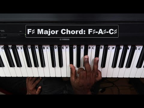 How to Play the F Sharp Major Chord on Piano